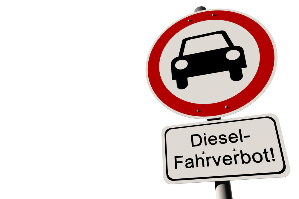 Verkehrsschild: Dieselfahrverbot